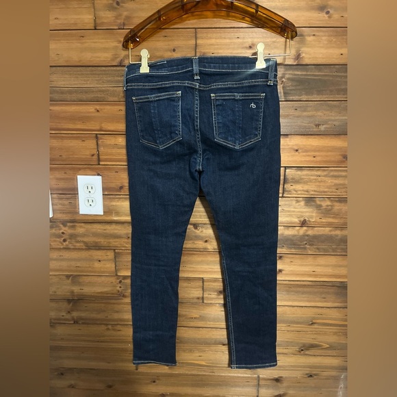 Rag and Bone Capri Dark wash Jeans size 26 great condition - Picture 3 of 11